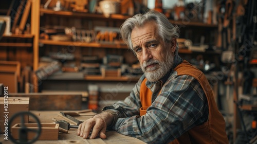 Master Craftsman: Timeless Artistry in Woodworking © Alberto Retouch