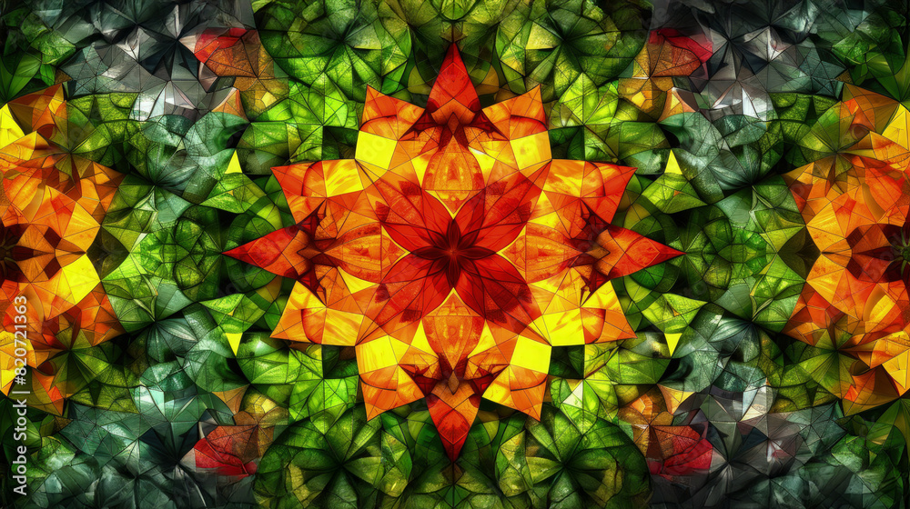 Fototapeta premium Mandala art abstract background