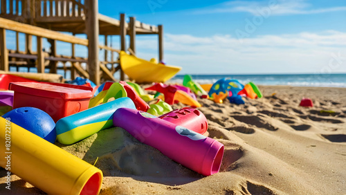 Wallpaper Mural Sand toys Torontodigital.ca