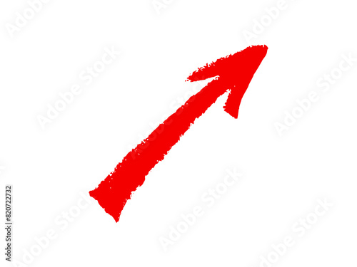 Red arrow marker isolated on background. Red arrow marker isolated png transparent. arrow mark hand drawn. Red arrows icon. Arrow drawn on white background