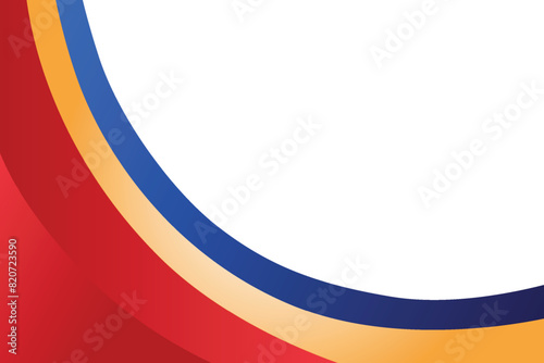 Vector red blue orange background