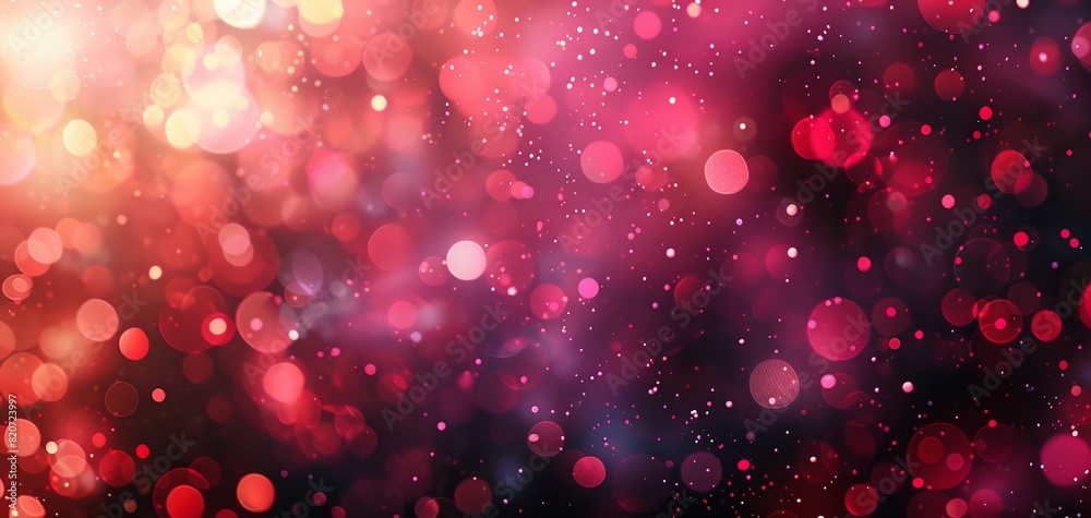 Stylish bokeh background with vibrant red and pink light dots, romantic theme, dynamic, Overlay, Valentines Day ambiance backdrop Stylish bokeh background with vibrant red and pink light dots, romantic theme, dynamic, Overlay, Valentines Day ambiance backdrop