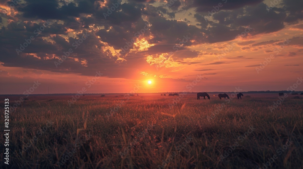 Obraz premium cinematic photography, film scene