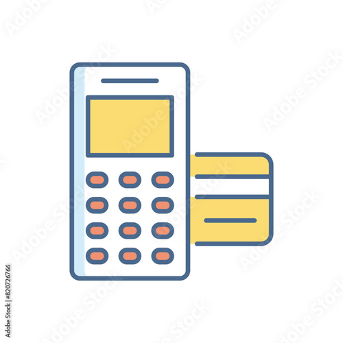 Pos Terminal vector icon