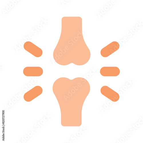 A scalable icon of human joints, medical and healthcare vector