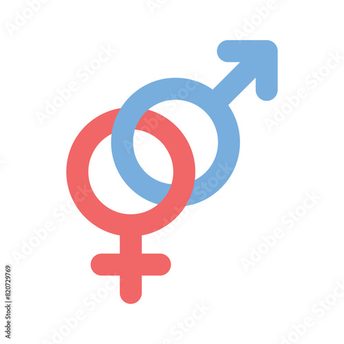 Male and female gender symbol, ready to use vector
