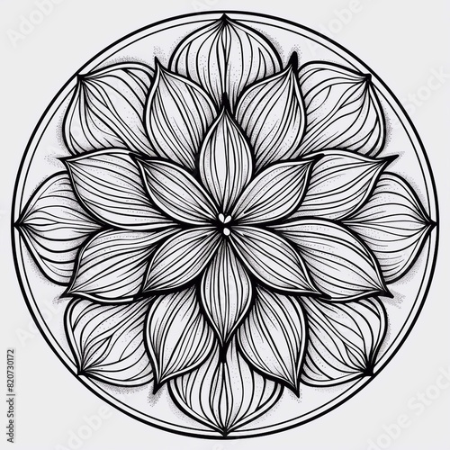 Mandala coloring page