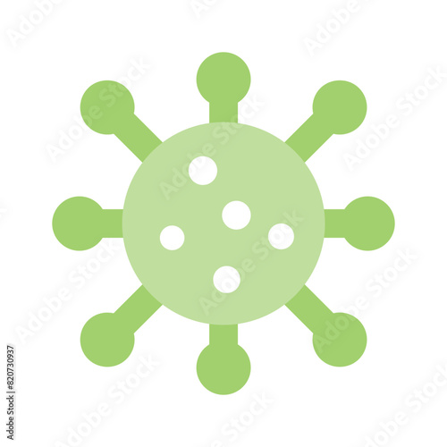 Infectious disease, viral coronavirus icon, ready to use