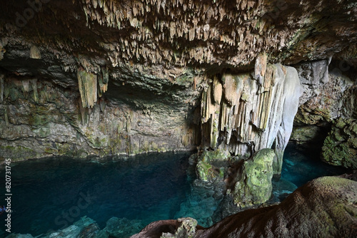 Saturno Cave with beautiful natural pool of crystal clear water