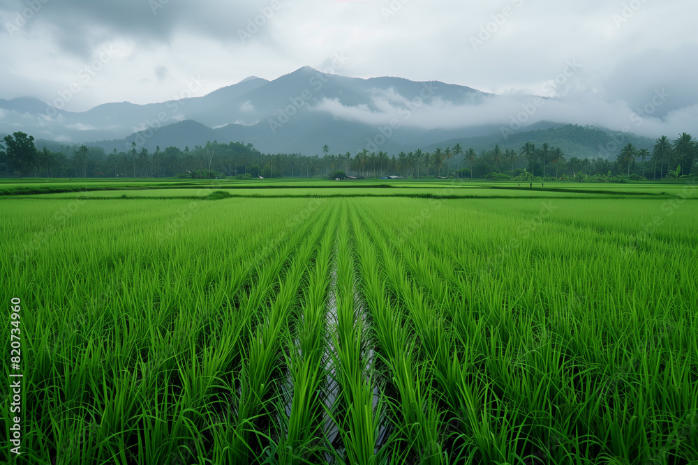 Fototapeta premium Paddy Field view
