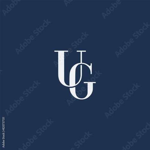 UG monogram logo. U & G initials.