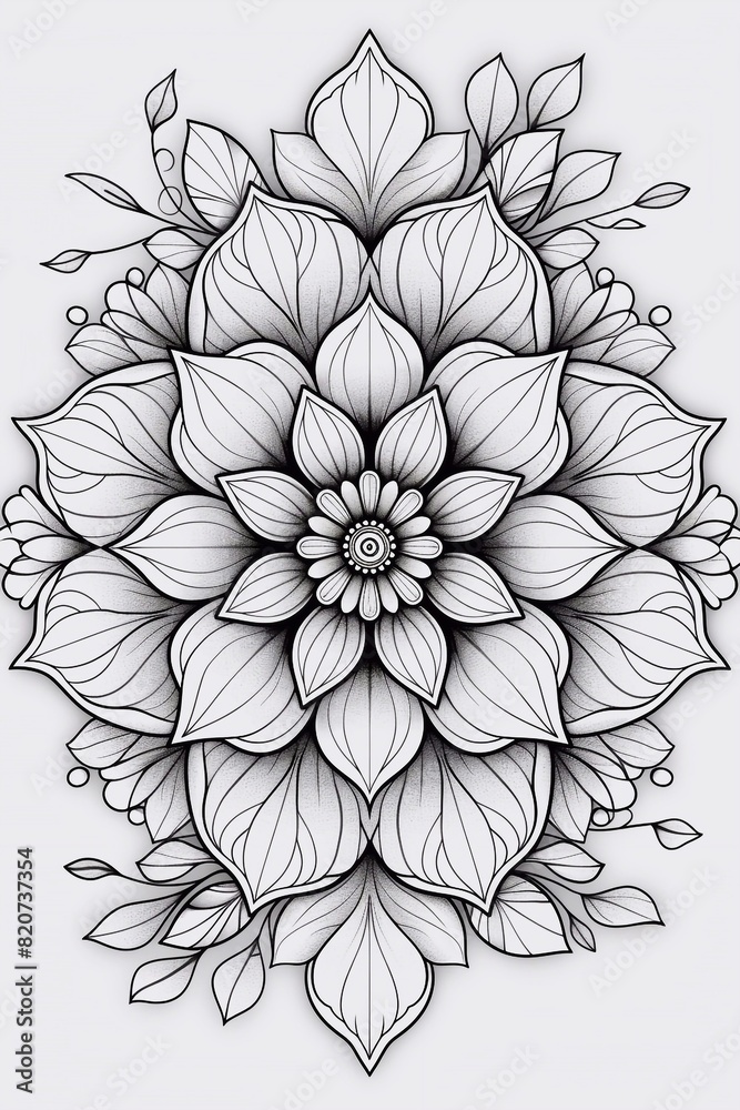 Mandala coloring page Mandala coloring page