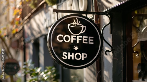 A Welcoming Coffee Shop Sign © EG