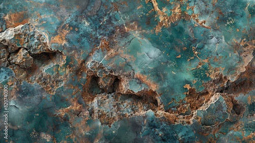 Elegant Vintage Copper Patina Texture