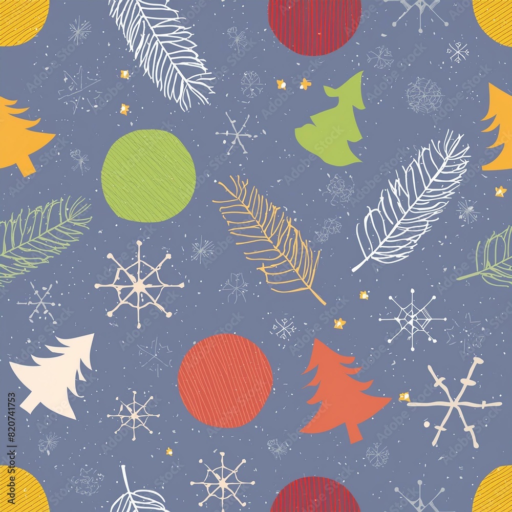 seamless pattern with christmas balls seamless pattern with christmas balls