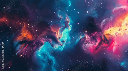 colorful image of outerspace © Xabi