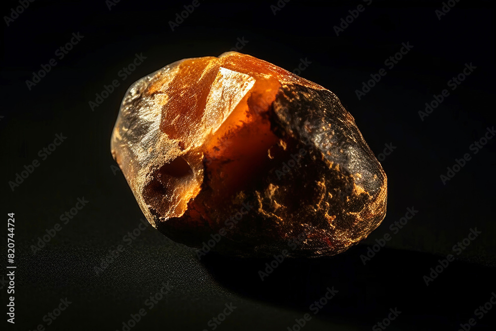 Calomel fossil mineral stone. Geological crystalline fossil. Dark background close-up. Calomel fossil mineral stone. Geological crystalline fossil. Dark background close-up.
