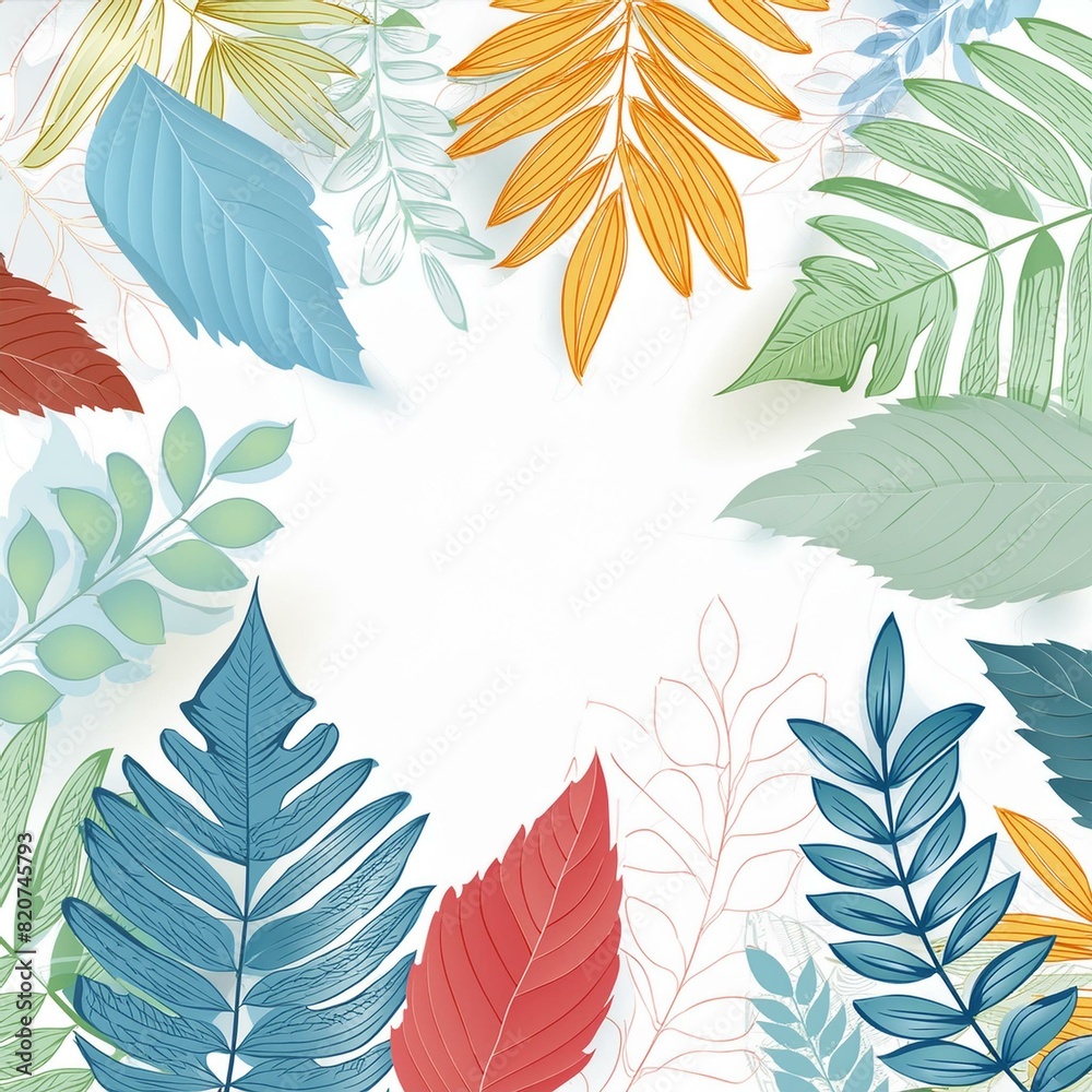 Fototapeta premium autumn leaves pattern