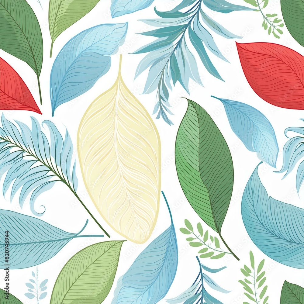 seamless background with leaves seamless background with leaves
