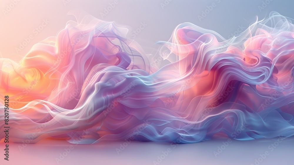 Nature Background Pastel style, Subtle smoke wisps rising against a pastel backdrop Illustration image, Nature Background Pastel style, Subtle smoke wisps rising against a pastel backdrop Illustration image,