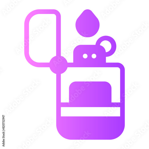fire lighter gradient icon