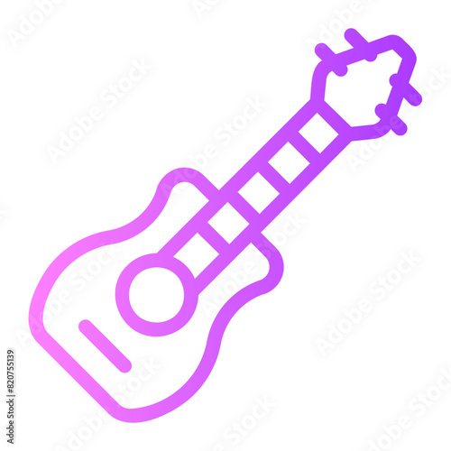 guitar gradient icon