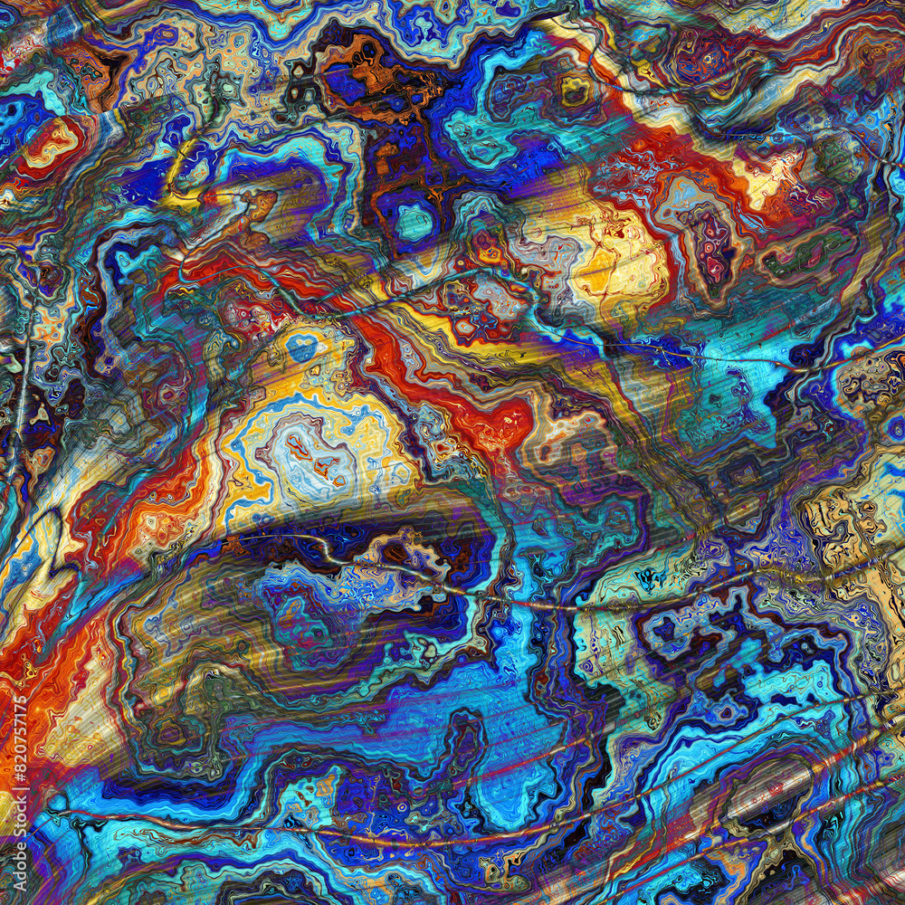 Abstract colorful wavy groovy psychedelic background. Abstract marbleized effect background. Abstract colorful wavy groovy psychedelic background. Abstract marbleized effect background.