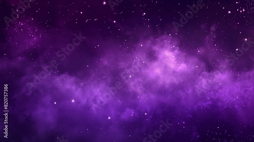 A deep purple backdrop with a sparkling effect, suggesting a cosmic or mystical theme. 32k, full ultra hd, high resolution