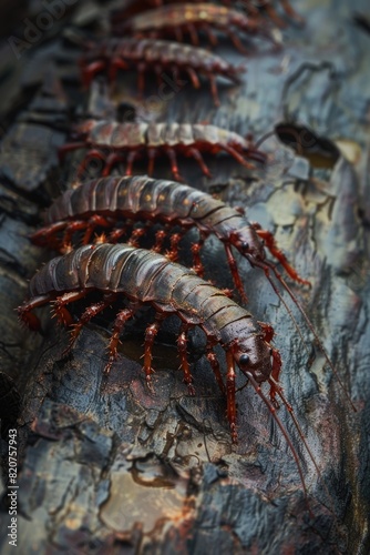 Close up of bugs on a tree. Suitable for nature and wildlife themes © Ева Поликарпова