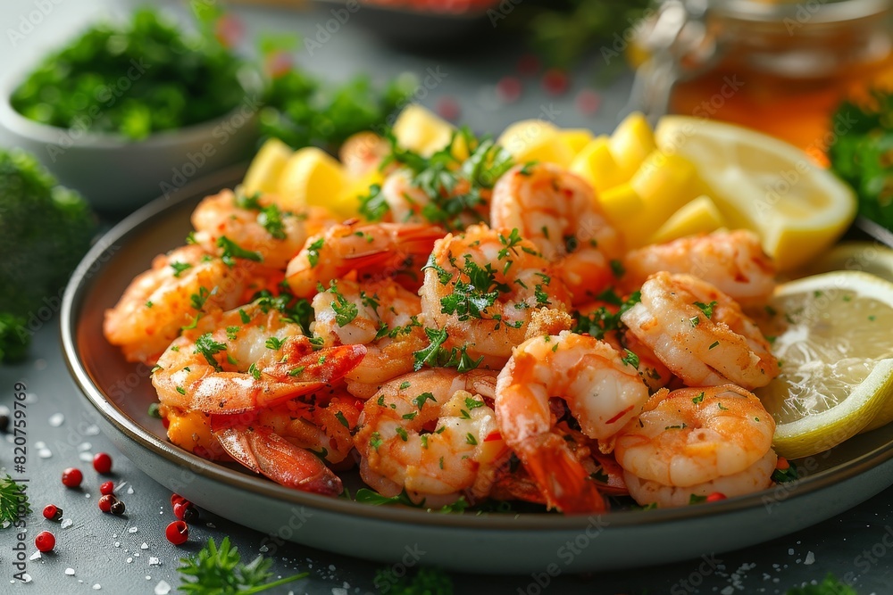 Fritto Misto: A plate of mixed fried seafood and vegetables, with a light, crisp batter, served with lemon wedges. Fritto Misto: A plate of mixed fried seafood and vegetables, with a light, crisp batter, served with lemon wedges.