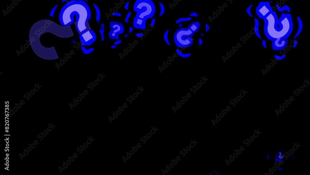 Illustration Of Question Marks Moving Illustration Of Question Marks Moving
