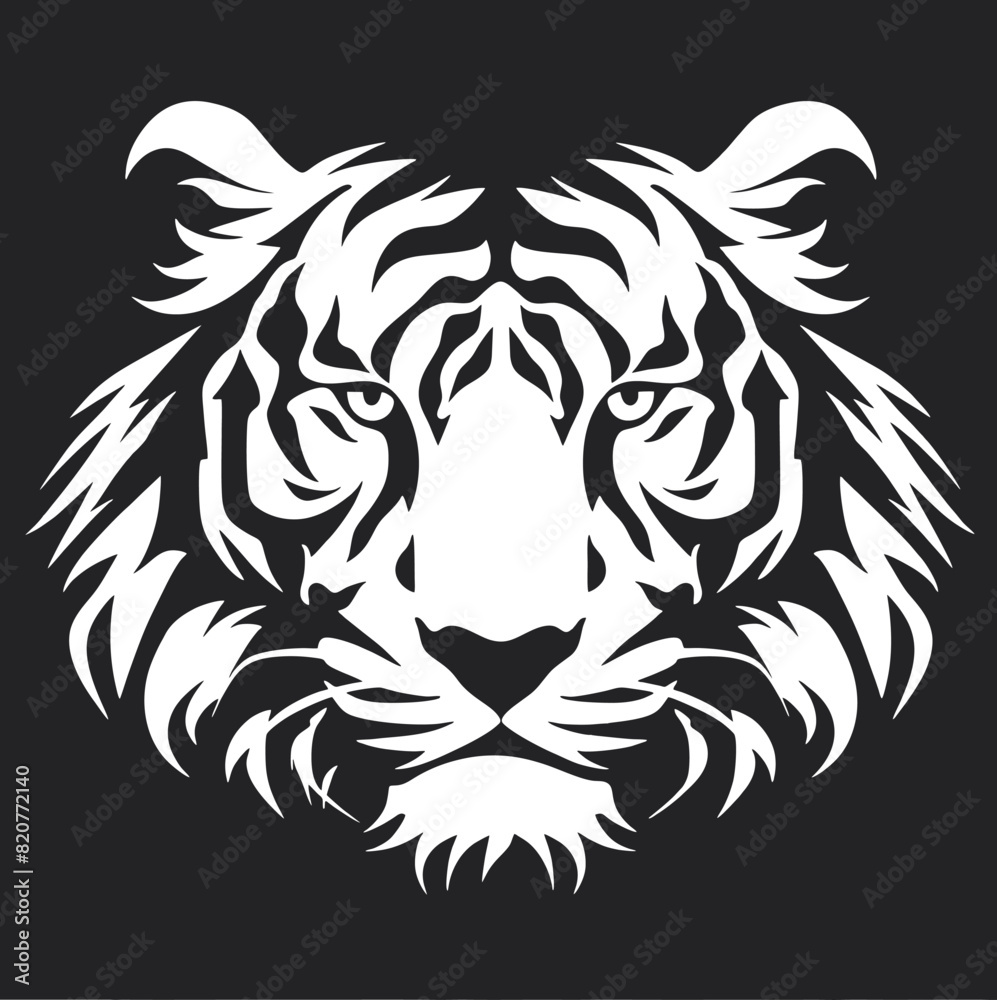 white logo of tiger white logo of tiger