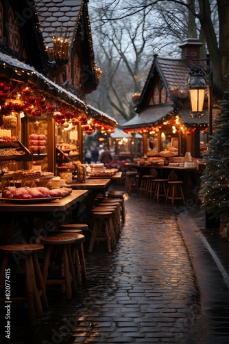 Christmas market in Tallinn  Estonia