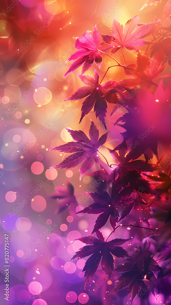 Obraz premium Colorful autumn background