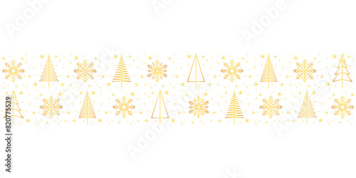 Christmas Tree Background with snowflake. element vector eps10