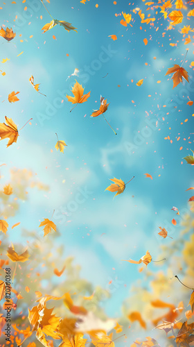 Autumn autumn leaves background