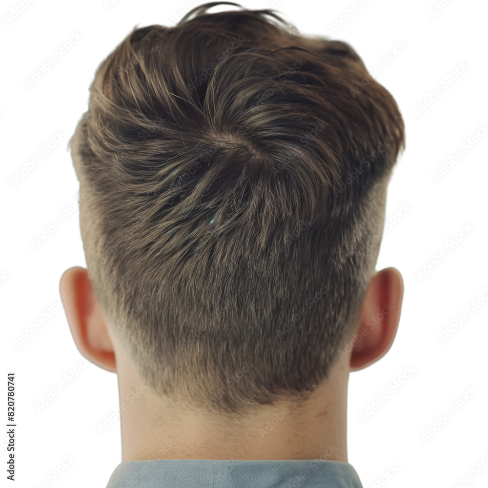 Brown-Haired Individual Seen from Behind Brown-Haired Individual Seen from Behind