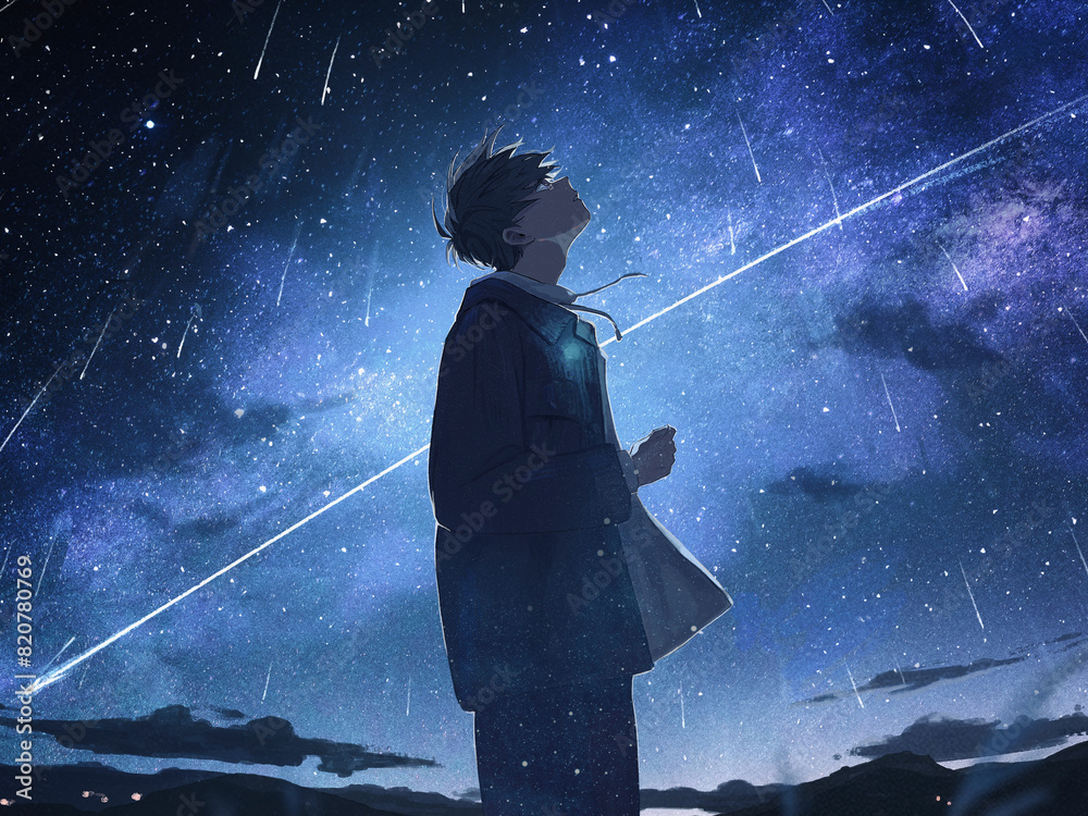 Fototapeta premium Resolution anime art illustration 