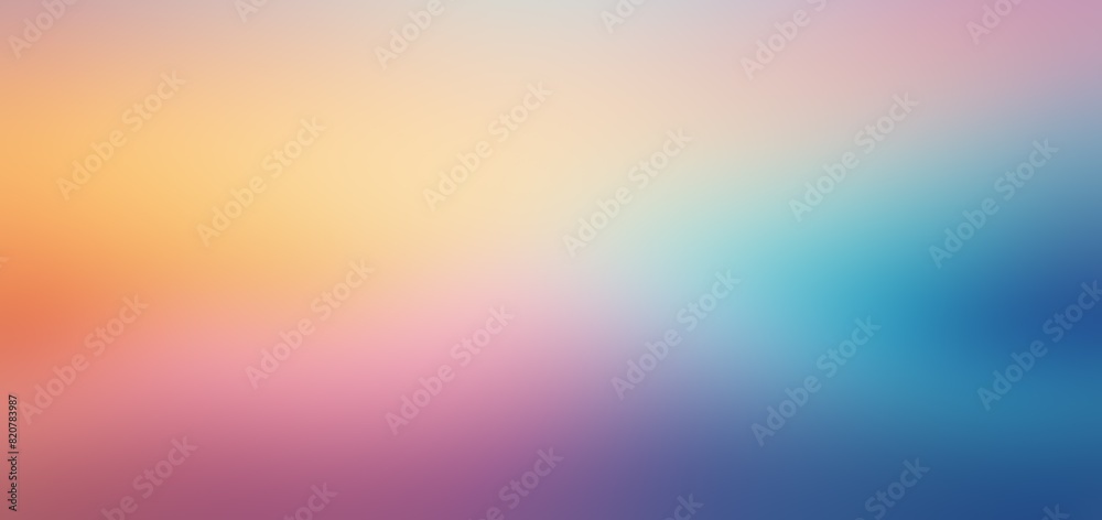 Obraz premium blurry gradient pastel colors yellow blue pink smooth colorful abstract dreamy plain background banner