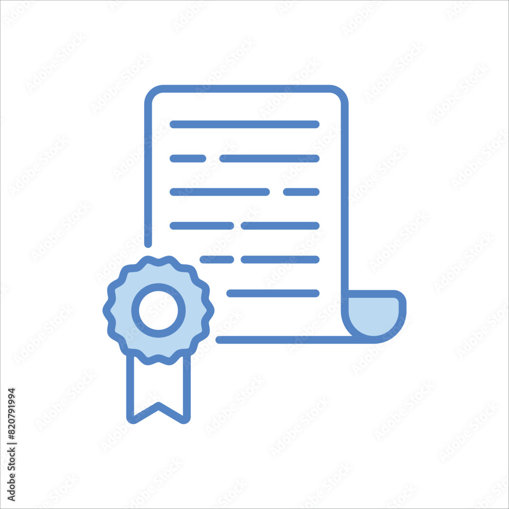 Diploma vector icon Diploma vector icon