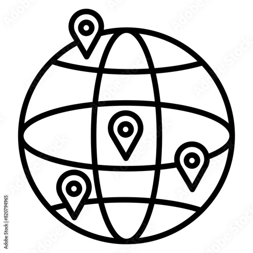 Worldwide Coverage Icon
