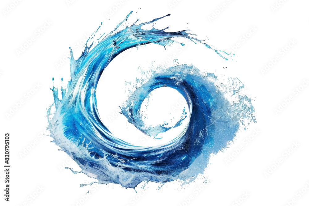 Dynamic blue water swirl in motion, representing fluidity and energy, isolated on a transparent background. ideal for artistic and conceptual use. Dynamic blue water swirl in motion, representing fluidity and energy, isolated on a transparent background. ideal for artistic and conceptual use.