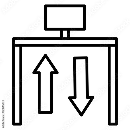 Standing Desk Icon