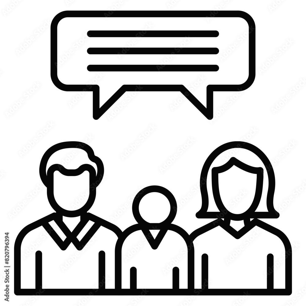 Family Feedback Icon Family Feedback Icon