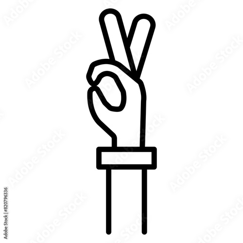 Okay Hand Sign Icon