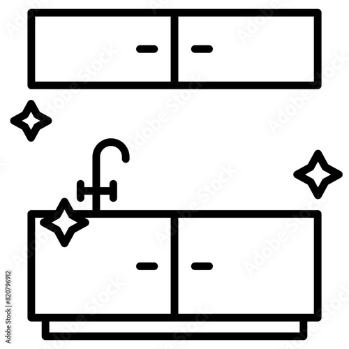 Cleaning Countertops Icon