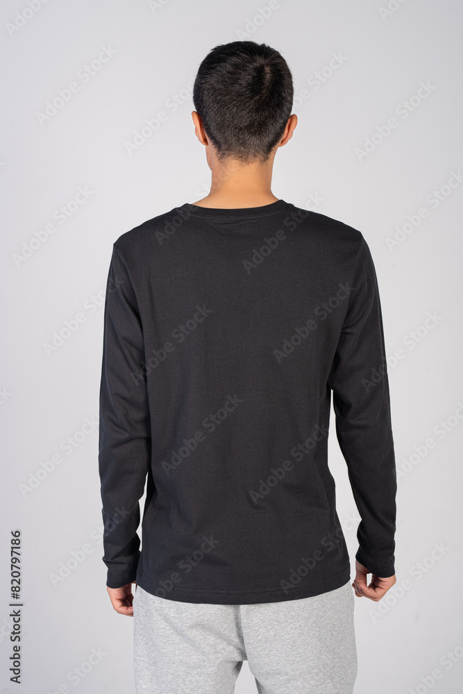 Fototapeta premium men fashion clothing on isolated background