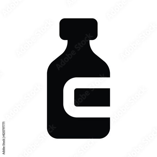 Grab this amazing icon of medicine jar, ready to use vector