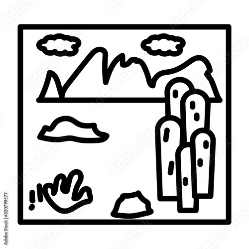 Sand Dunes Icon