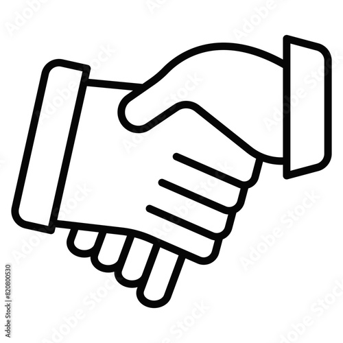 Deceptive Handshake Icon